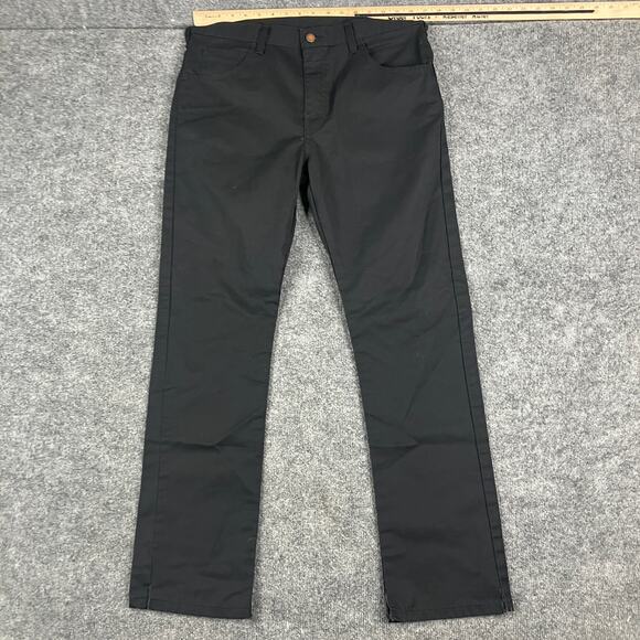 Dickies Slim Pants Mens 33x32 Black Chino Style Stretch Casual Modern Trousers - Picture 1 of 11